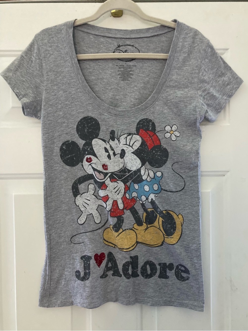Disney Mickey & Minnie J’Adore Graphic T Shirt